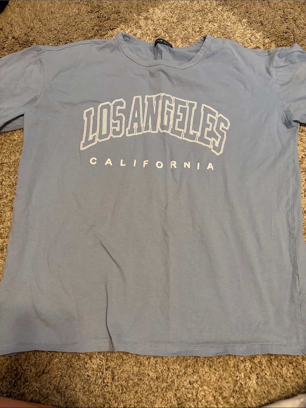 Los Angeles California Light Blue Graphic Tee